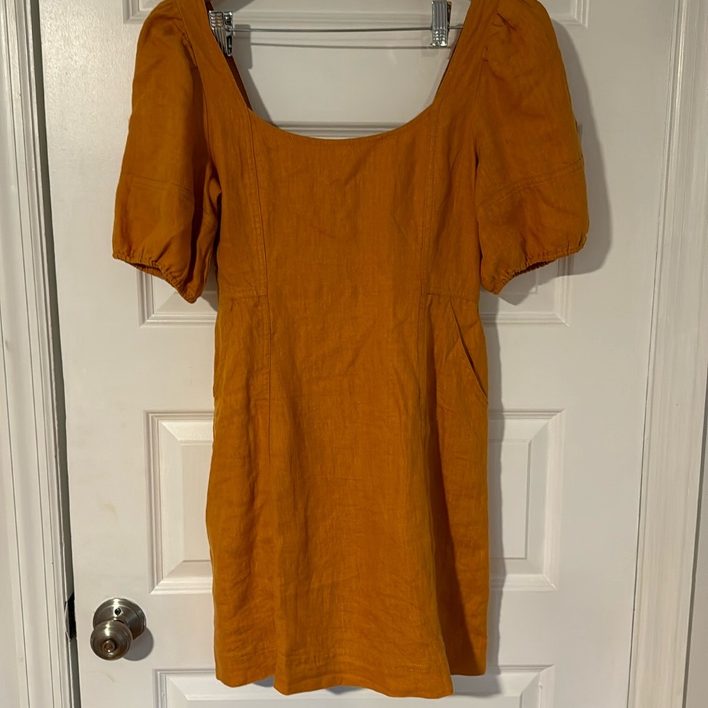 NWT Madewell puff sleeve dress